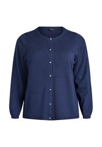 Кардиган Zizzi MIT RUNDEN KNÖPFEN, Navy Blazer/Dark Blue