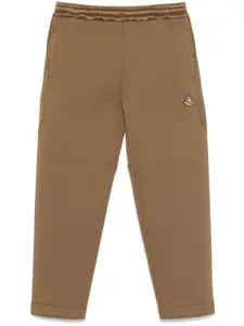 Спортивные брюки прямого кроя MONCLER, коричневый
