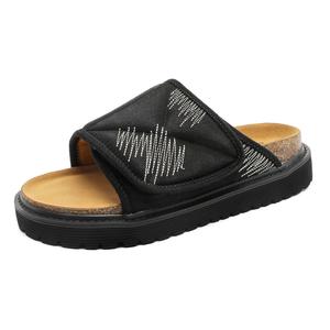 MPZY Тапочки-слайды унисекс черные