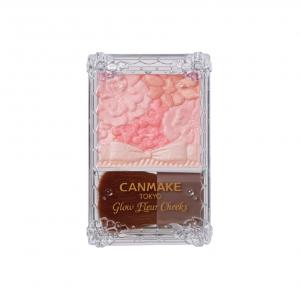 Limited Edition 5 цветов Petal Blush для стойкого естественного тона лица CANMAKE, #18 butter peach 「soft honey peach」
