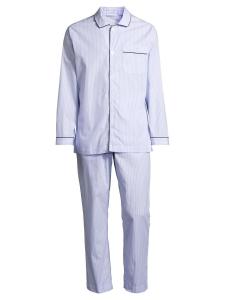 Длинная пижама SEIDENSTICKER Web, светло-голубой