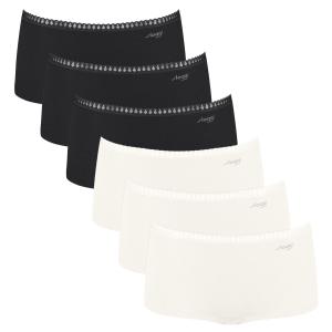 SLOGGI Трусы Boyshorts в цвете Black, White