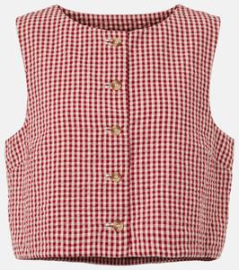 Топ из хлопка в клетку Rio Posse, Red Gingham