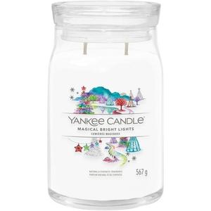 Волшебные яркие огни большая банка белая свеча Yankee Candle