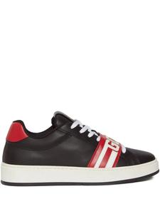 Кроссовки кожаные GCDS, черный