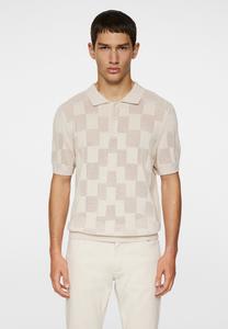 Рубашка поло REYMOND STACKED BRIDGE J.LINDEBERG, коричневый