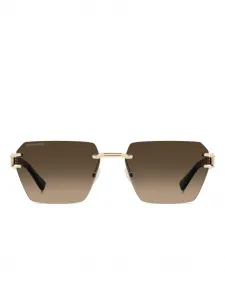 Геометрические солнцезащитные очки с логотипом DSQUARED2, черный