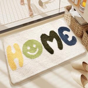 Dajiang Ковер 50х80 см из ПВХ для ванной комнаты, 1 см толщина, набор из 2 штук