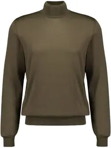 Свитер из вирджинской шерсти Boglioli, зеленый