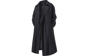 LOOX! Пальто унисекс, Black Belt Style (Padded and Thickened)