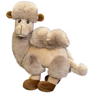 Искусственный верблюд, пушистый пустынный верблюд, двугорбые маленькие верблюды плюшевые куклы высота 28см/38см Mocha duck, хаки