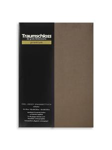 Traumschloss Простыня из высококачественного тонкого трикотажа цвета капучино