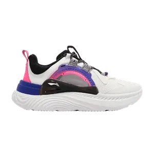 Кроссовки Li-Ning Wmns Spark White Fluorescent Pink, белый