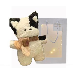 Шарф с милым сиба-ину и хаски, спокойной ночи щенок, плюшевые куклы корги высотой 35 см Ten Thousand Children's Music