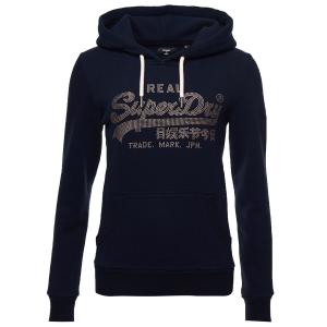 Оригинальный винтажный свитшот Superdry, синий