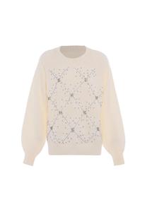 Свитер faina, White/Wool White