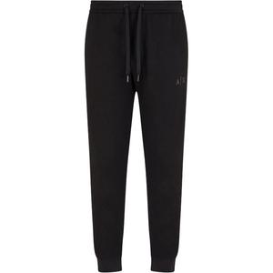 Тренировочные брюки с вышитым логотипом ARMANI EXCHANGE, черный