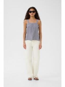 InWear Блузка с короткими рукавами DallyIW, прямого кроя, темно-синего меланжа