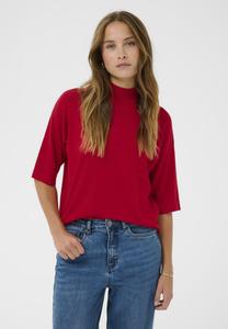 Футболка Kaffe LIZZA TURTLENECK, Haute Red/Mottled Red