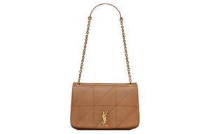 SAINT LAURENT Дамская переносная сумка через плечо из овчины светлого лисьего оттенка