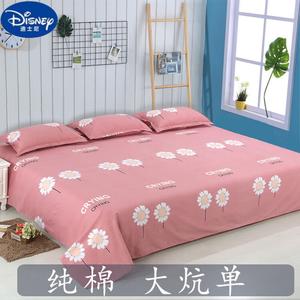 Disney Простыня из чистого хлопка 320х250 см, цвет Chrysanthemum Pink