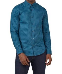 Рубашка с длинным рукавом Abstract Geo в бирюзовом цвете Ben Sherman