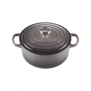 Кокотка чугунная круглая Le Creuset, серый