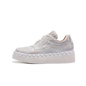 Viplander Маленькие белые кроссовки. Нескользящие низкие кроссовки. Мужские, состаренные, белого цвета