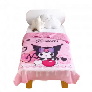 Стираемая подушка-мешок Kuromi Ice Cinnamoroll для детского сада летнее одеяло Sanrio, Apple Kuromi
