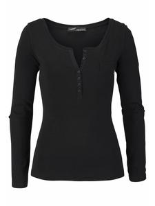 Рубашка с длинным рукавом ARIZONA, черный