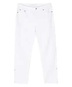 Прямые джинсы с разрезом по бокам Michael Kors, белый