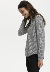 Топ с длинным рукавом Fana Tilly Blouse Kaffe, черный