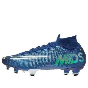 Кроссовки mercurial superfly 7 elite mds fg Nike, синий