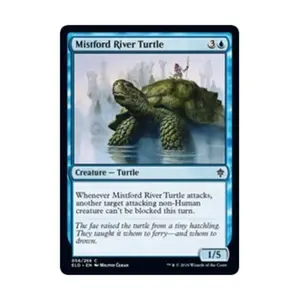CCG Речная черепаха Мистфорд (C) (фольга), MTG - Throne of Eldraine