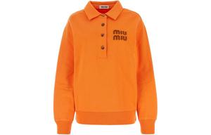 Свитшот женский Miu Miu, оранжевый