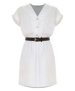 Стильное короткое платье Kocca, белый