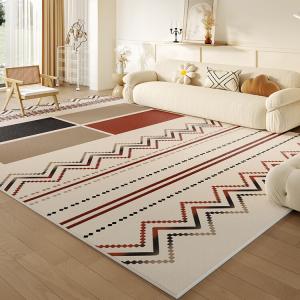 Budis Ковер 100х200 см для гостиной/спальни, детский, мягкий, из искусственного кашемира, кремовый