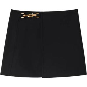 Burberry Шерстяная мини-юбка 'Black'