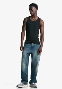 Свободные джинсы Bershka, Blue