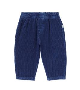 Хлопковые вельветовые брюки Baby Miki Cozmo, темно-синий