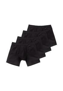 Ретро шорты / брюки 4 шт. в упаковке хлопковые основы аутентичные Schiesser, черный