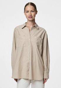 Блузка на пуговицах Pieces, бежевый