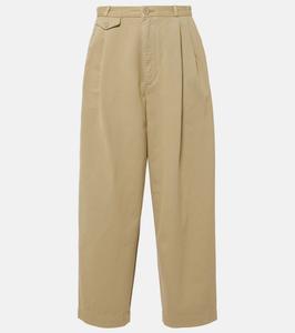 Широкие брюки-чиносы Becker из хлопкового твила Agolde, Dill