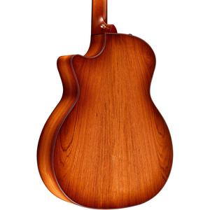 Акустическая-электрическая гитара Taylor Custom Redwood-Honduran Rosewood Grand Auditorium Light Shaded Edge Burst