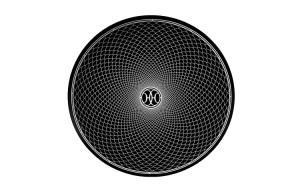 HERMES Round Dial, Black, 2 Pcs 21.5cm