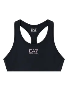 Спортивный бюстгальтер Emporio Armani Kids, черный