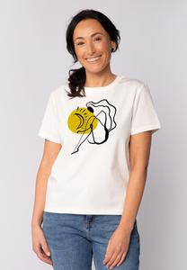 Футболка с принтом SELF LOVE watapparel, белый