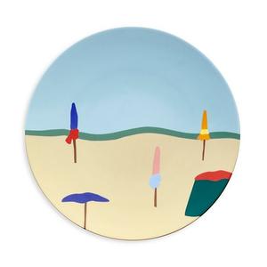 DEGRENNE Paris Destination Mer круглые тарелки, набор из 6 шт, мультиколор