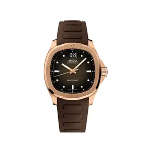 MIDO Часы Men's Helm Watch, Brown Watch Dial