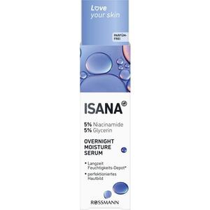 Ночная увлажняющая сыворотка ISANA, 30 ml